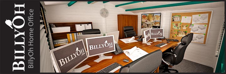 Chamonix Home Office fully set up as home office