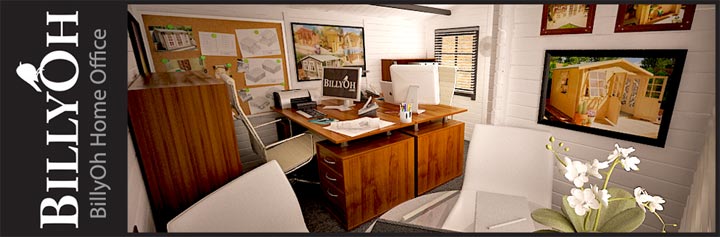 Oxford Home Office fully set up as home office