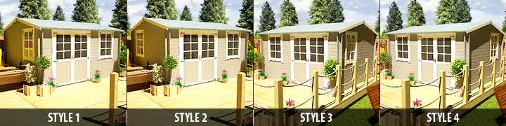 Check out the different styles that are possible for the Bristol Home office