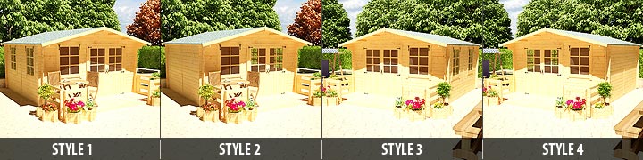 Check out the different styles that are possible for the Montana's with Verandah