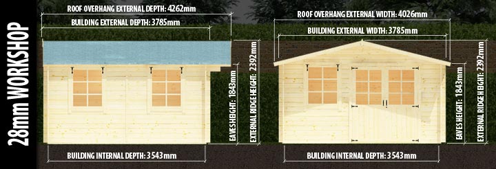 28mm BillyOh Workshop: Front and Side Elevation Details