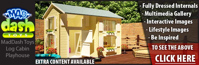 MadDashToys AnnexPlayhouse Log Cabin Multimedia Gallery & Interactive Images MadDashToys AnnexPlayhouse Log Cabin Multimedia Gallery & Interactive Images