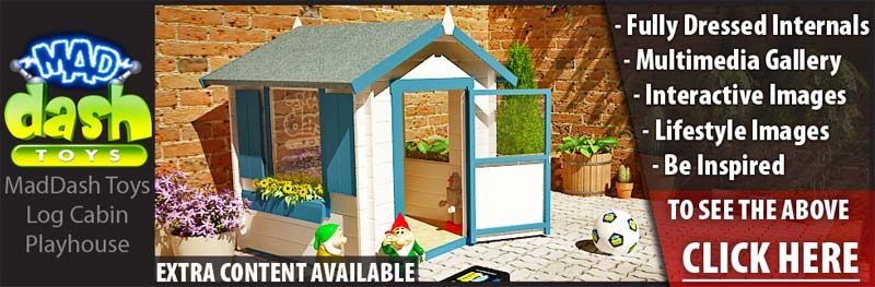 MadDashToys ChildsPlayhouse Log Cabin Multimedia Gallery & Interactive Images MadDashToys ChildsPlayhouse Log-Cabinn Multimedia Gallery & Interactive Images