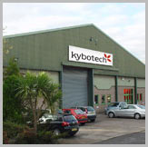 The outside of Kybotech's customised factory