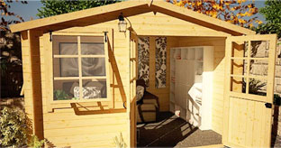 BillyOh Sportsman Log Cabin