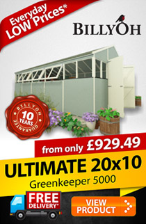 20 x 10 BillyOh Greenkeeper 5000 Premium Tongue and Groove Workshop