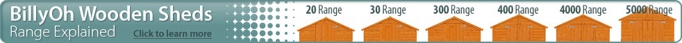 BillyOh Wooden Sheds - Range Explained