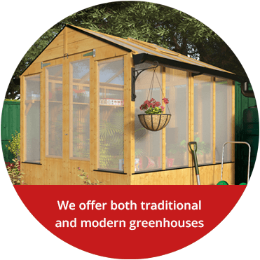 We offer both traditional and modern greenhouses