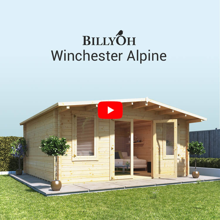 BillyOh Winchester Log Cabin Log Cabins Garden Buildings Direct