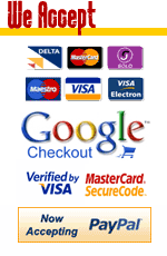 We Accept: Visa, Delta, Switch, Solo, Mastercard, Meastro