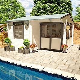 BillyOh Oxford Garden Office Log Cabin