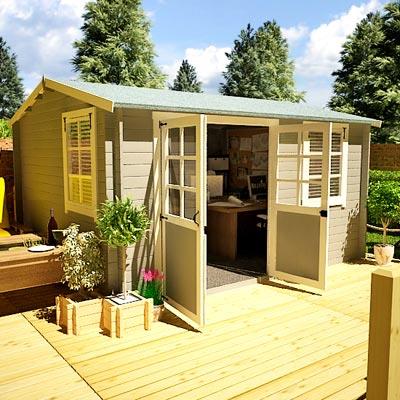 BillyOh Bristol Garden Office Log Cabin