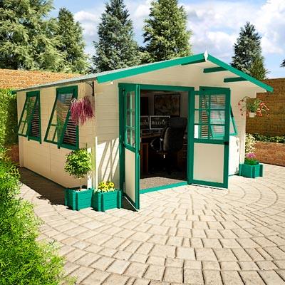 BillyOh Chamonix Garden Office Log Cabins