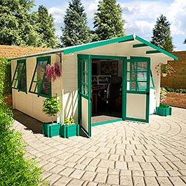 BillyOh Chamonix Garden Office Log Cabins