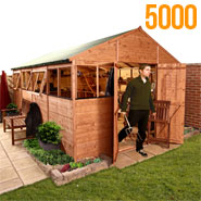 BillyOh 5000 Greenkeeper Workshop Premium Tongue and Groove Double Door