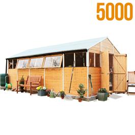 12 x 10 BillyOh 5000 Greenkeeper Premium Tongue & Groove Double Door