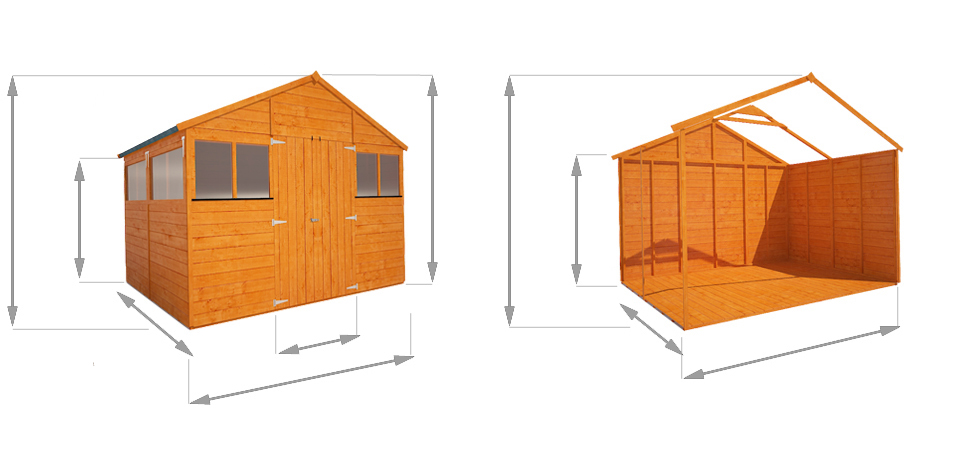 BillyOh 5000 Greenkeeper Premium Tongue and Groove Double Door Workshop