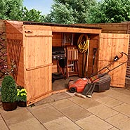 BillyOh Hyper Store Tongue and Groove Pent Garden Storage Unit Inc Floor