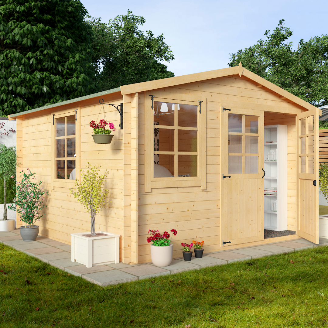 BillyOh 30 x 30m Clubman Garden Log Cabin