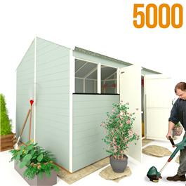 BillyOh 5000 Workman’s Hut with Front Windows Tongue and Groove Apex Garden Shed