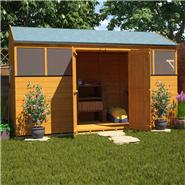 BillyOh 5000 Workman’s Hut with Front Windows Tongue and Groove Apex Garden Shed