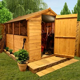 BillyOh Classic 300 Popular 4'x6' Apex Garden Shed