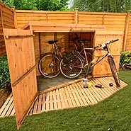BillyOh 300 Pent Tongue and Groove Bike Store Mini Shed