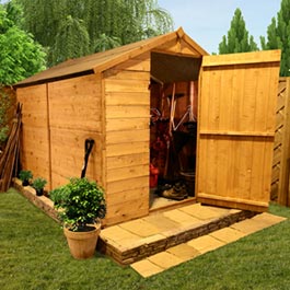 8 x 6 300M Economy Windowless Apex Wooden Shed