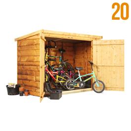 3 x 6 20 Pent Waney Bike Store
