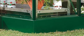 Galvanized steel base
