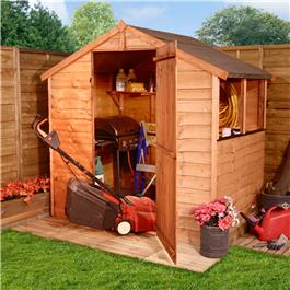 20S BillyOh Economy Overlap Wooden Garden Shed 4x6