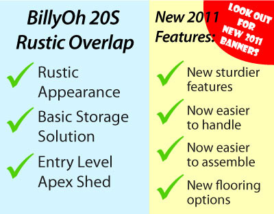 The BillyOh 20S at a Glance...