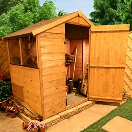 6 x 6 Economy Tongue and Groove Apex Wooden Shed