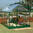 BillyOh Greenhouses - 6' x 8' 5000 Hobby Greenhouse - Green