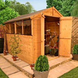 8 x 6 Garden Shed  - BillyOh 4000 Lincoln Tongue and Groove Garden Shed