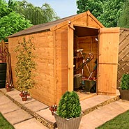 BillyOh 4000M Windowless Lincoln Tongue and Groove Double Door Apex Garden Shed