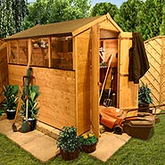 BillyOh 4000S Lincoln Tongue and Groove Double Door Apex Garden Shed