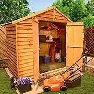 BillyOh 400S Windowless Lincoln Overlap Double Door Apex Garden Shed