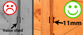 Overlap Cladding