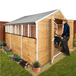 BillyOh 4000XL Lincoln Workshop Tongue and Groove 10'x10' Garden Shed