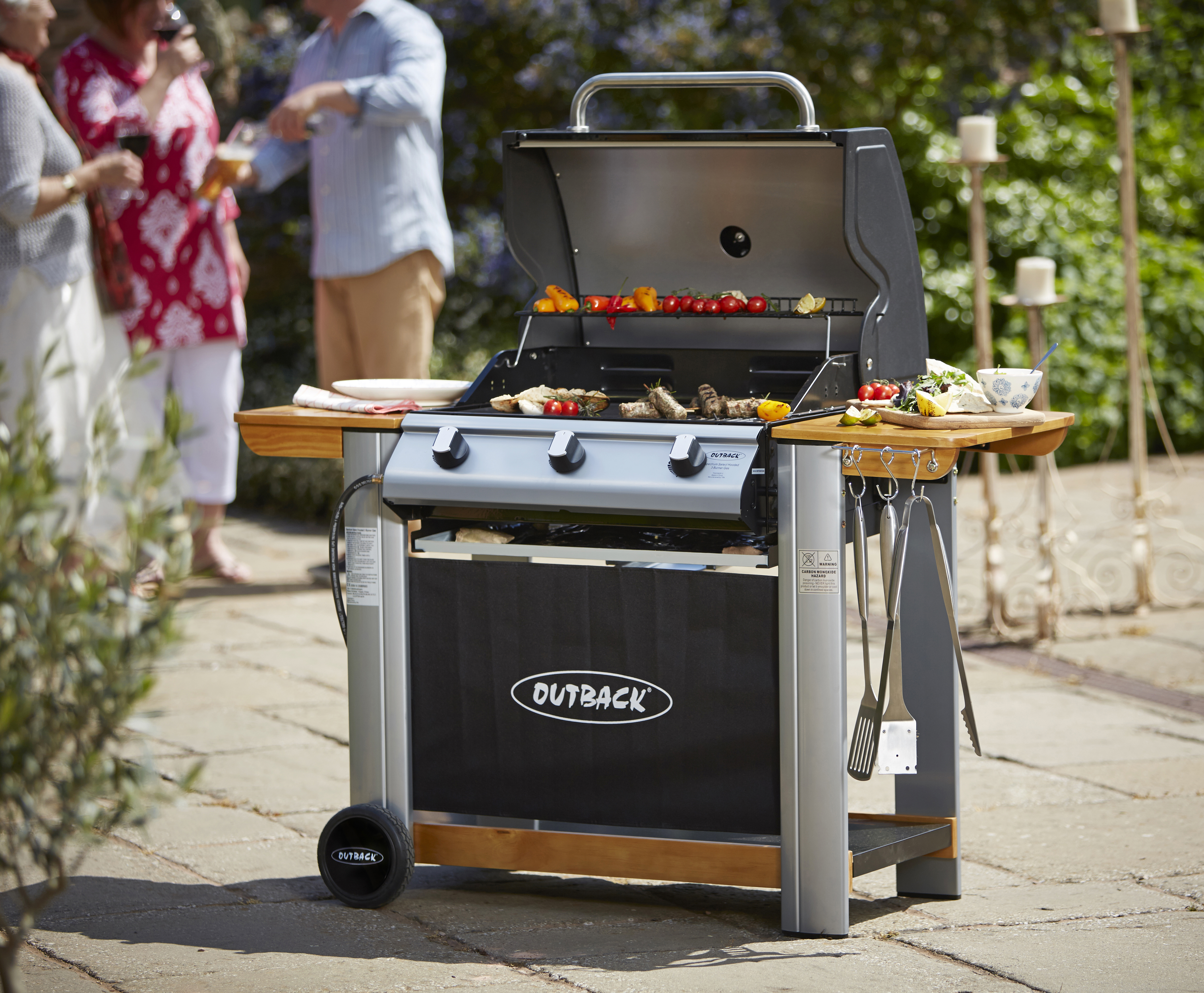 Outback Spectrum 3 Burner Hooded BBQ Barbecue