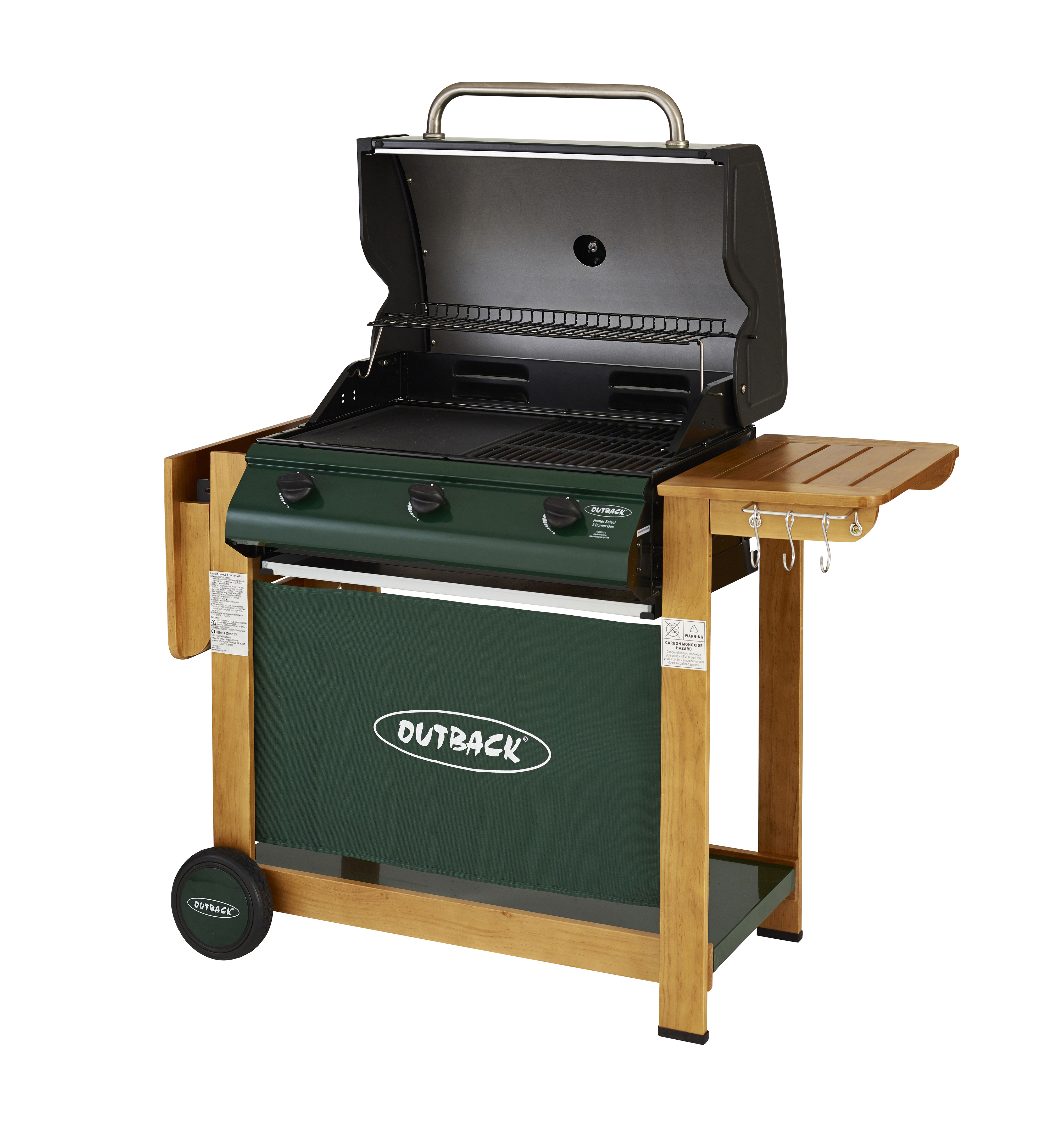 Outback Hunter 3 Burner Hooded Gas Barbecue