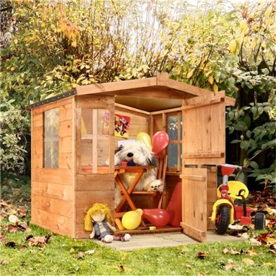 Mad Dash Bunny Wooden Playhouse Including Floor 