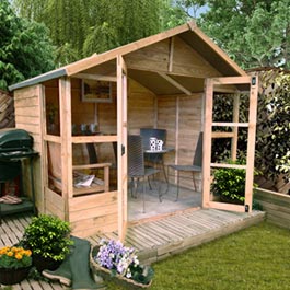 BillyOh 400M Lucia Overlap Summerhouse - 8'x6'