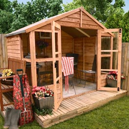 BillyOh 400M Tete a Tete 6x8 Overlap Summerhouse