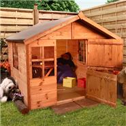 Mad Dash Lollipop Junior Wooden Playhouse Including Floor 
