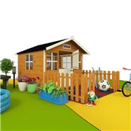 Mad Dash Lollipop Junior Wooden Playhouse
