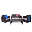 Keter Furniture - Limousine 4 Seater Rattan Garden Furniture Set