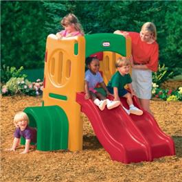 Little Tikes Twin Slide Tunnel Climber Plastic Climbing Frame