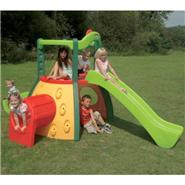 Little Tikes Double Decker Superslide Plastic Climbing Frame - Evergreen
